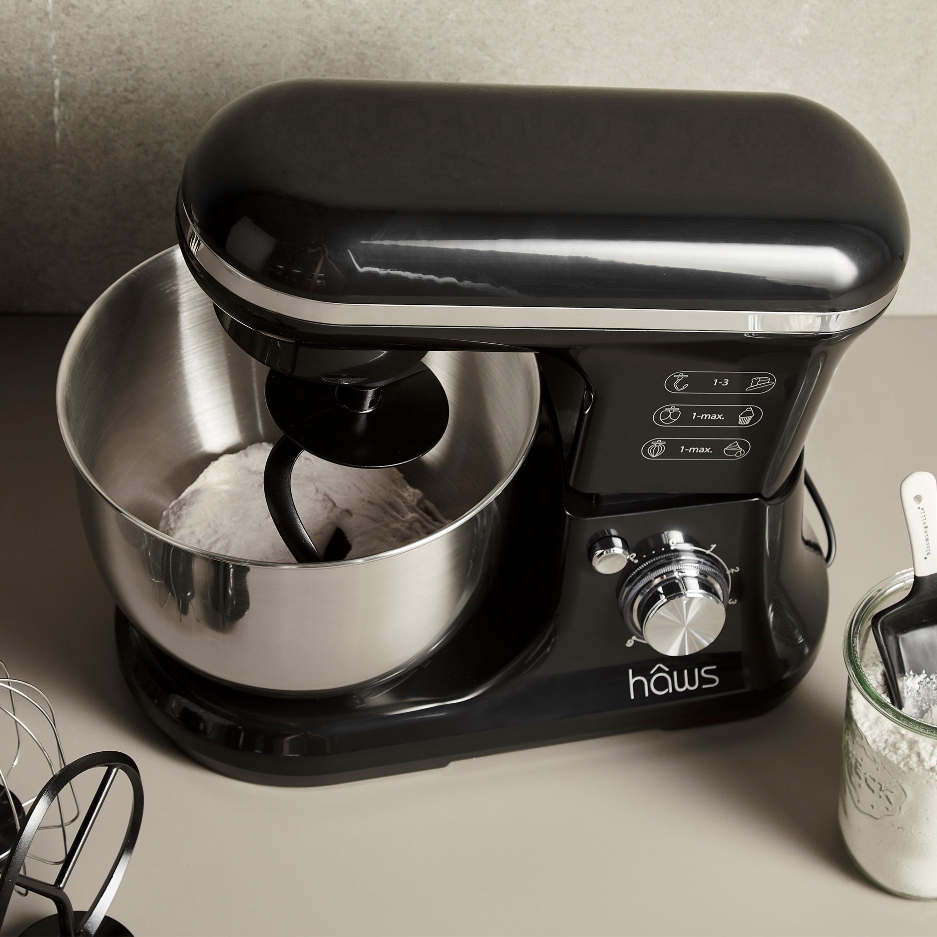 Venø køkkenmaskine 5 L sort